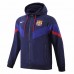 FC Barcelona Hombre AWF Raglan Chaqueta con Capucha Azul 23-24