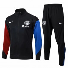 Chándal de fútbol de presentación de entrenamiento negro para hombre del FC Barcelona 2024-25