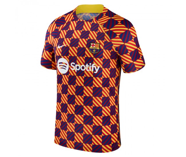 Camiseta prepartido del FC Barcelona para hombre 23-24