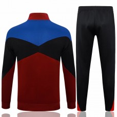 Chándal de fútbol de presentación de entrenamiento rojo para hombre del FC Barcelona 2024-25