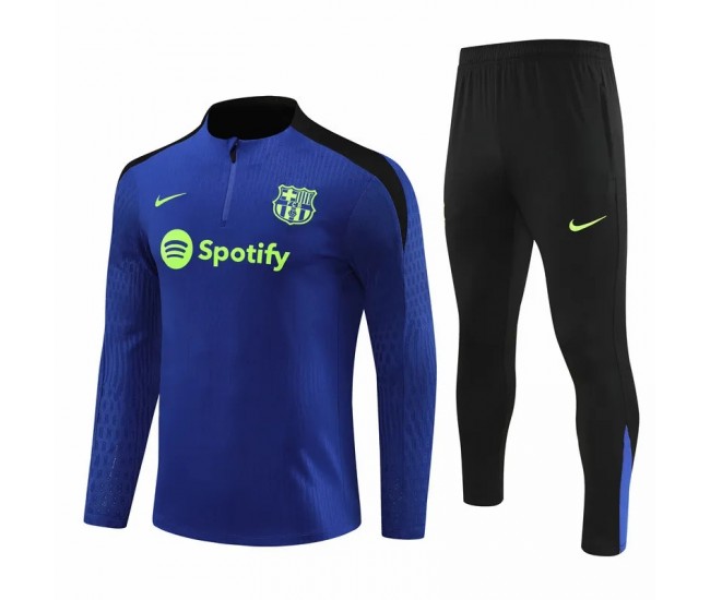 Chándal técnico de fútbol de entrenamiento azul real para hombre del FC Barcelona 2024-25