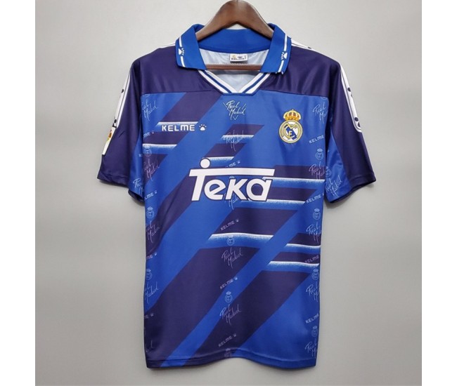 Camiseta retro visitante del Real Madrid 1994-1996