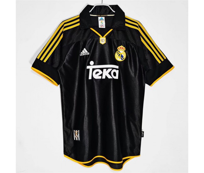 Camiseta retro visitante del Real Madrid 1999-2000