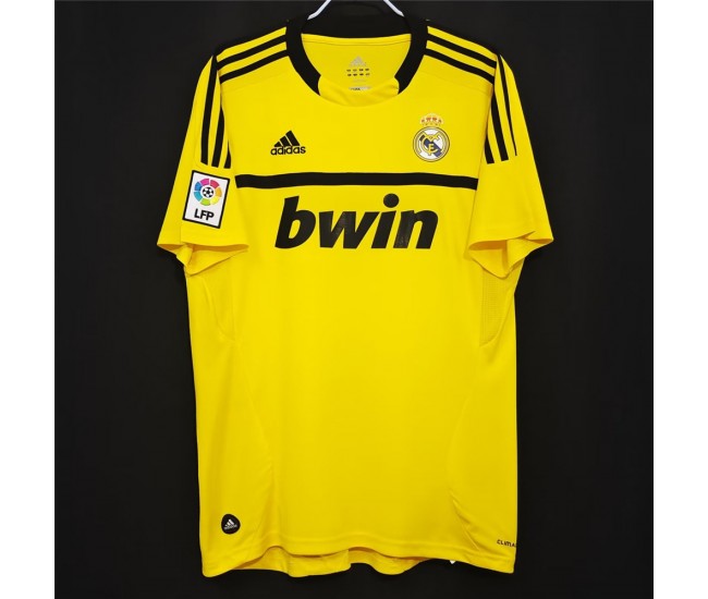 Camiseta retro de portero del Real Madrid amarilla 2011-2012