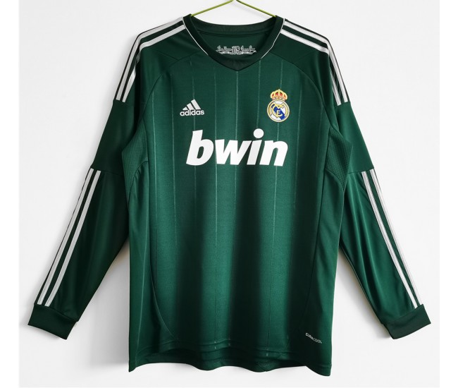 Camiseta retro de la tercera equipación de manga larga del Real Madrid 2012-2013