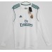 Camiseta retro de local de manga larga del Real Madrid 2017-2018