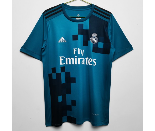 Camiseta retro de la tercera equipación del Real Madrid 2017-2018