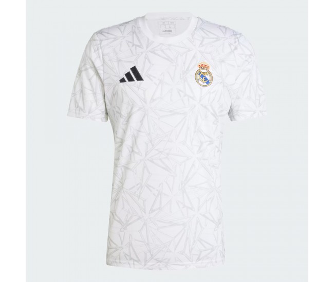 Camiseta Pre Partido Real Madrid Hombre 24-25