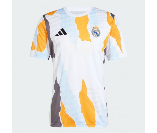 Camiseta de calentamiento del Real Madrid para hombre 24-25