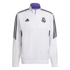 Chaqueta de presentación Real Madrid Hombre 23-24 Blanca