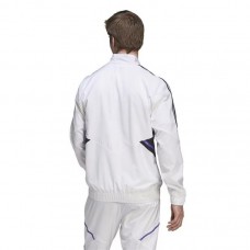 Chaqueta de presentación Real Madrid Hombre 23-24 Blanca