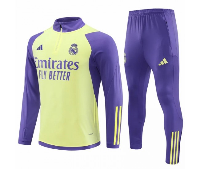 Chandal tecnico de futbol entrenamiento Real Madrid Morado 23-24