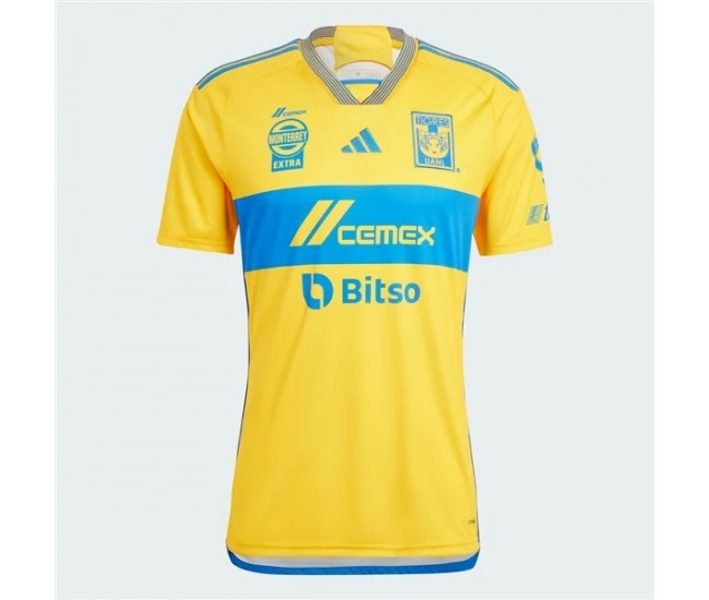 Camiseta de fútbol de local de Tigres para hombre 2023