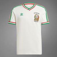 Camiseta de fútbol de visitante de México para hombre 1985