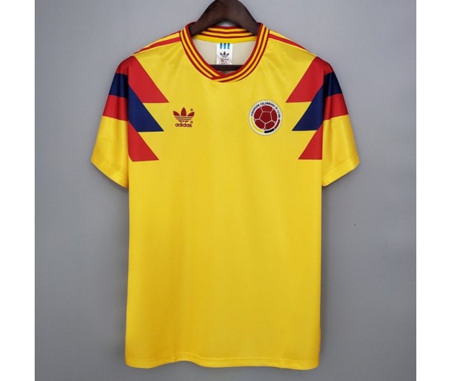 Camiseta retro local de Colombia 1990